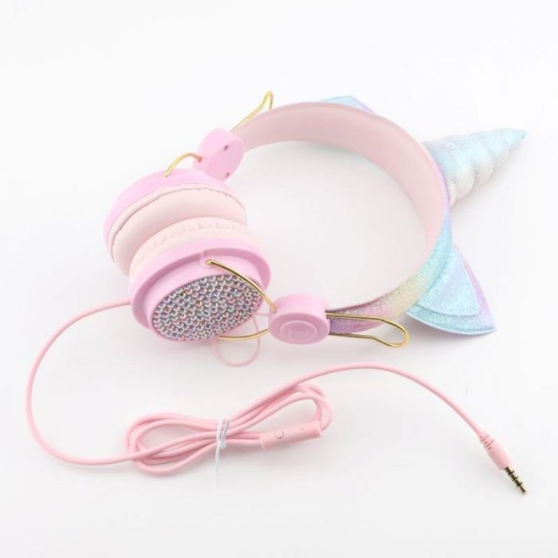 HEADPHONE UNICORN ANAK/DEWASA IMPORT EARPHONE