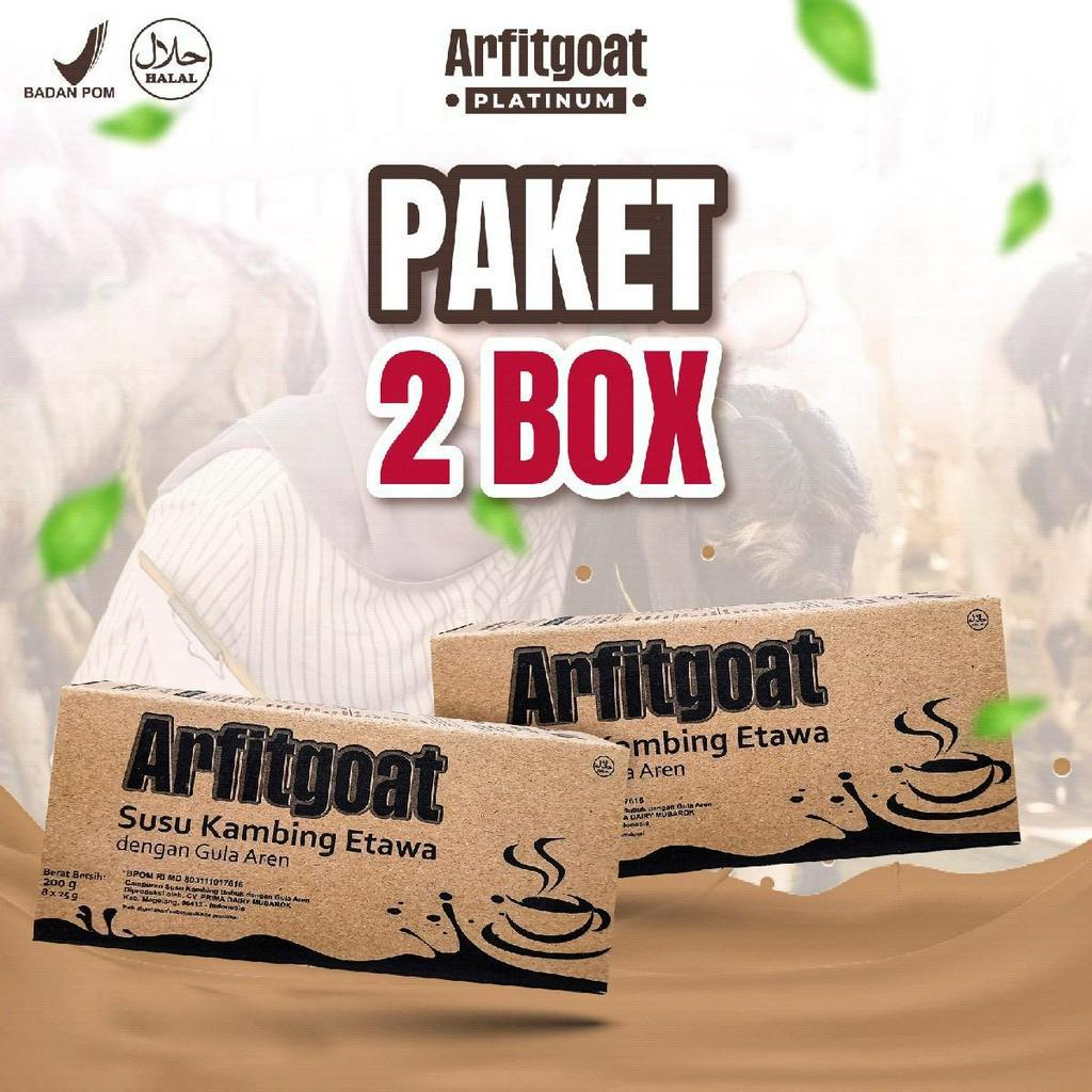 

Paket 2 Box - Susu Kambing Arfitgoat Asli Original Atasi Nyeri Sendi dan Tulang