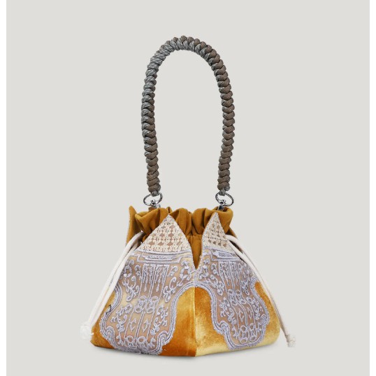 [Top Spender SBD Paragon - Crystallure] Yayi Lotus Mini Bag by Sapto Djojokartiko (Yellow)