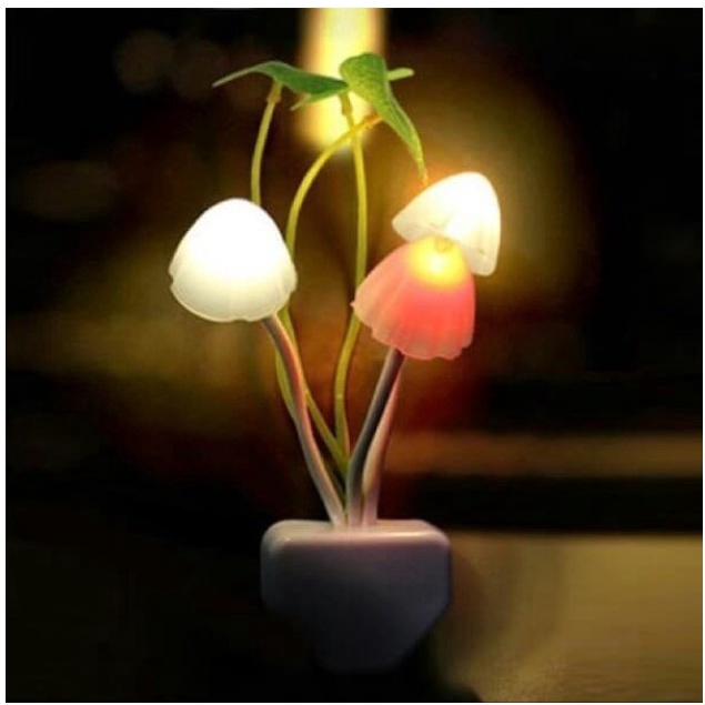 LAMPU TIDUR JAMUR LED / LAMPU HIAS KAMAR COLOKAN DINDING / LAMPU TIDUR JAMUR SERBAGUNA / AVATAR MUSHROOM LED SENSOR NIGHT LAMP