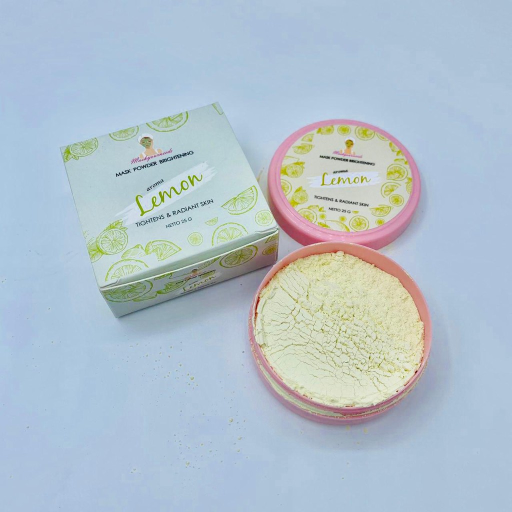 (BOSS) (MYN) Maskyourneeds 25g - Mask Powder Brightening -  Masker wajah - Masker bubuk - 25g