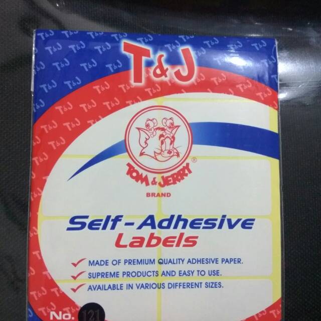 

TERMURAH !! Label Tom&Jerry 121 Self Adhesife Labels