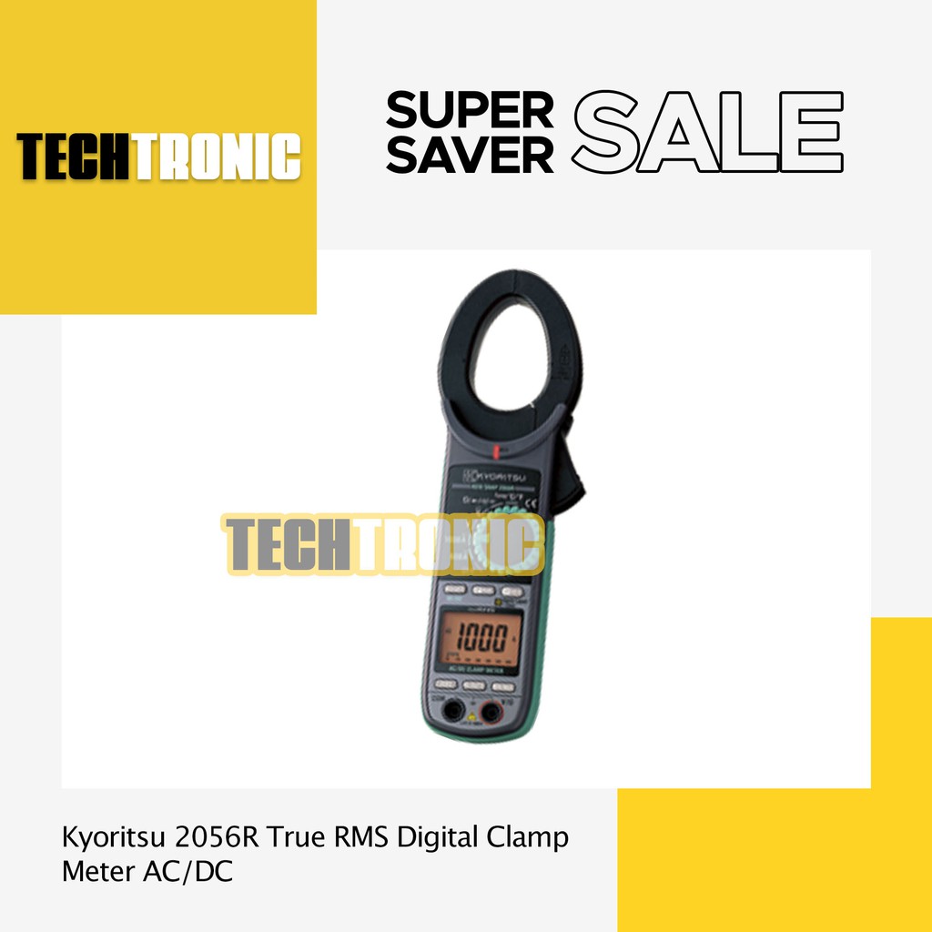 Kyoritsu 2056R True RMS Digital Clamp  Meter AC/DC - TECHTRONIC
