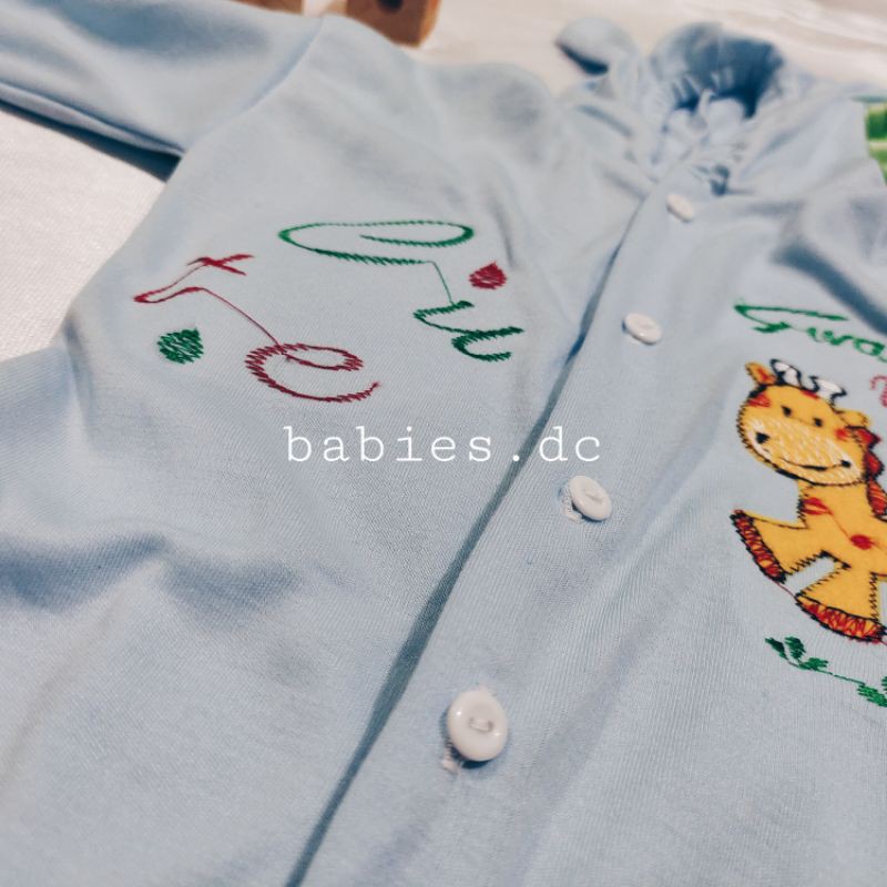 JUMPER BAYI BORDIR LUCU MURAH LEMBUT PREMIUM-3