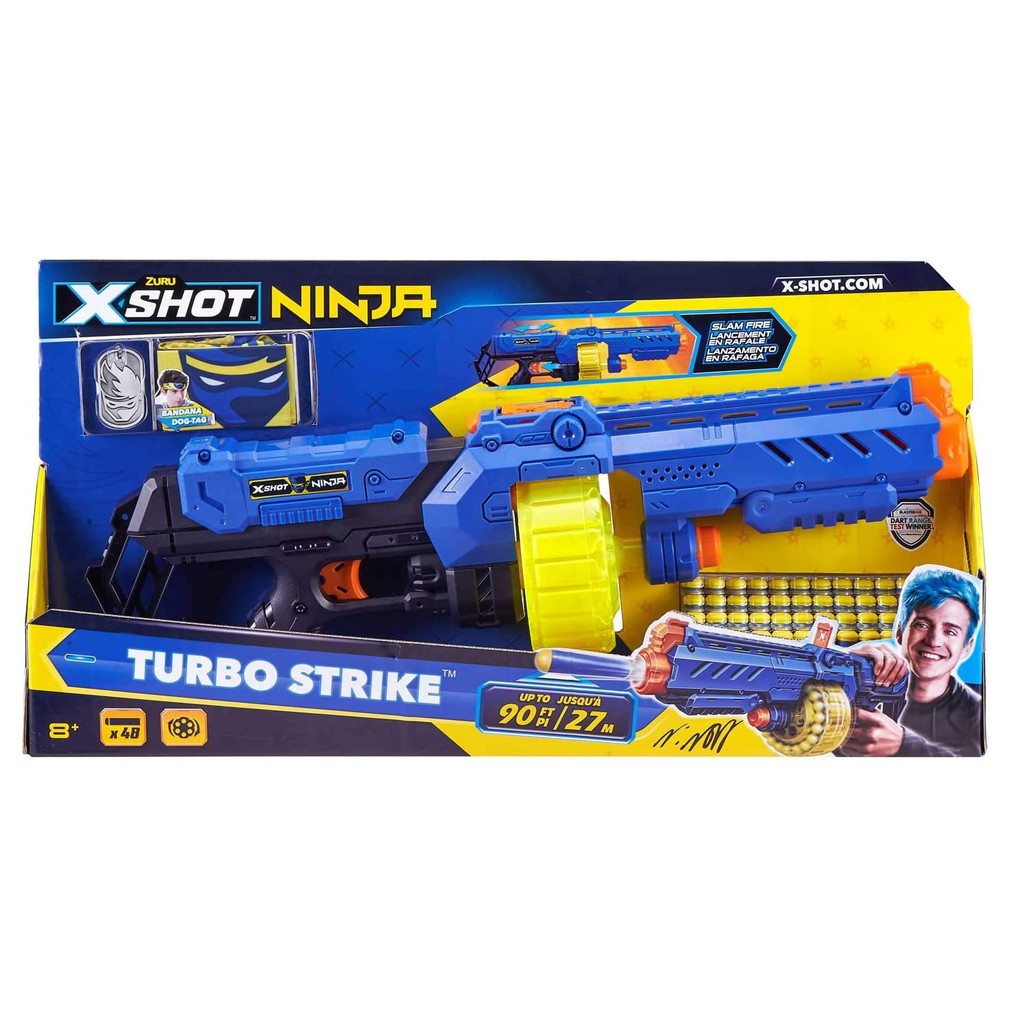 ZURU XSHOT Ninja Turbo Strike Blaster