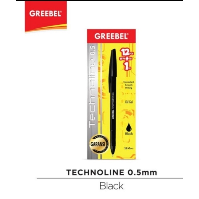 

pulpen grebeel isi 12+1 pcs