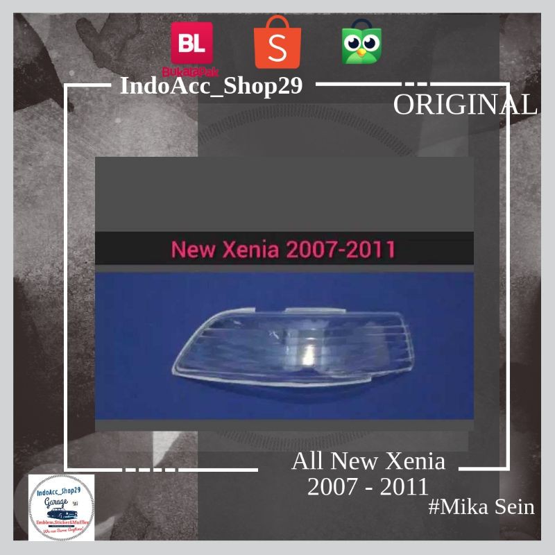 Mika Kaca Lampu Sein Spion  Xenia old  2007-2011