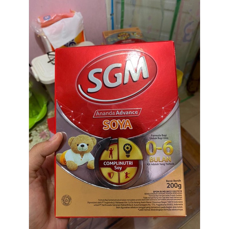 SUSU SGM SOYA 0-6 BULAN 200 gr