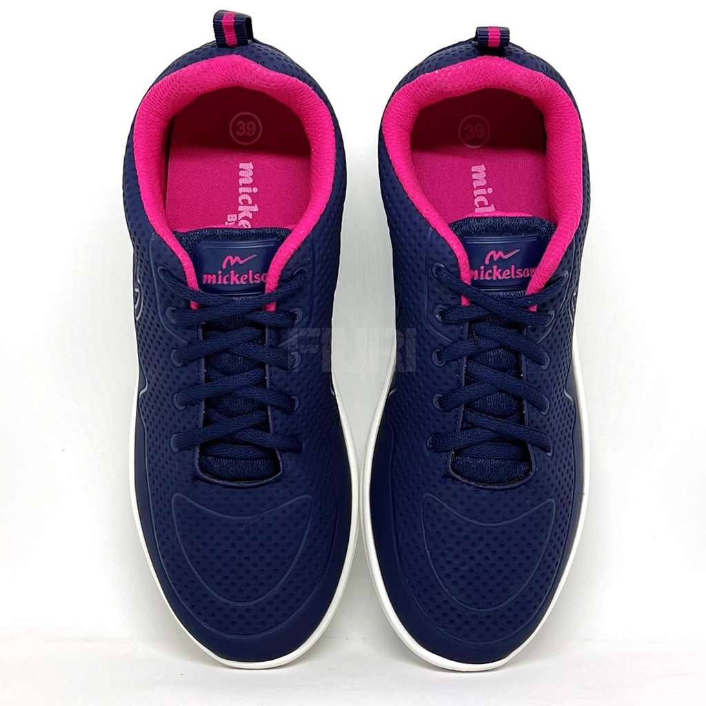 FIURI - Ardiles Original - Moana Navy Pink 37-40 - Sepatu Olahraga Wanita - Sepatu Slip On Cewek Wanita - Sepatu Jogging Senam Lari  Perempuan - Sepatu Santai Wanita Cewek - Sepatu Sekolah - Sepatu Sneakers Wanita - Sepatu Kets Wanita - Sepatu Promo Murah