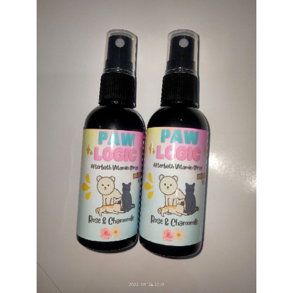 [PROMO] Serum Spray Vitamin Bulu Kucing anjing bulu lebat dan sehat - paw logic 60 ml