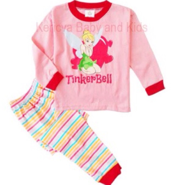 Piyama/baju tidur anak Tinkerbell frozen