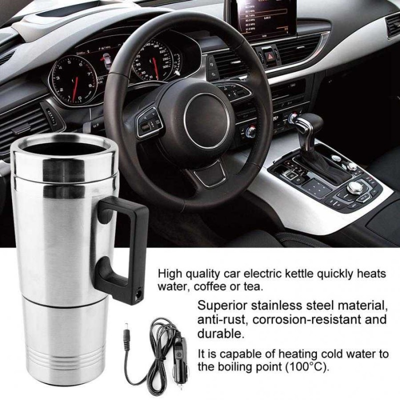 Termos Pemanas Air Mobil 350ml Car Heating Gelas Cup Mug 150ml 12V