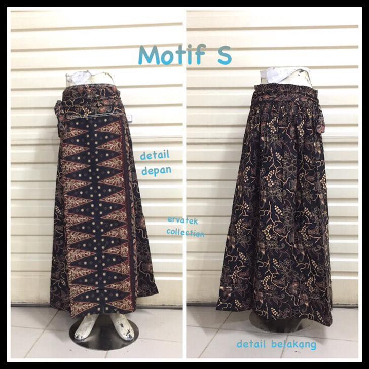Rok Tumpal Klok Motif Betawi Khusus Coklat | Bawahan Kebaya Encim