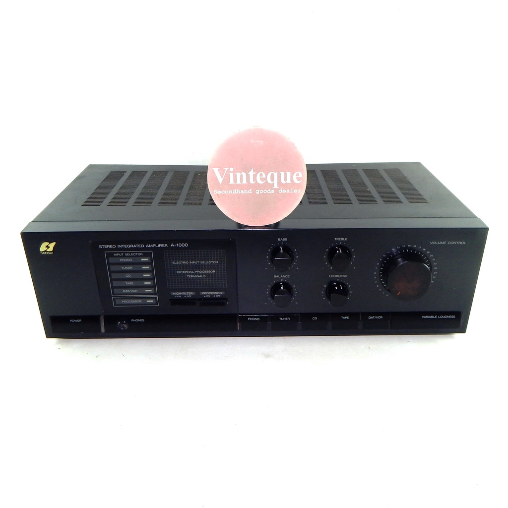 Amplifier Vintage Antik SANSUI Stereo Integrated Amplifier A-1000 Original Japan