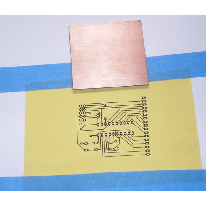 Kertas pcb kuning heat transfer paper pcb toner laser