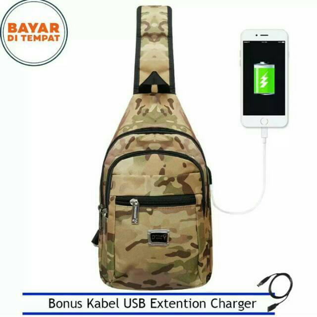 tas selempang tali satu polo danny original usb cable