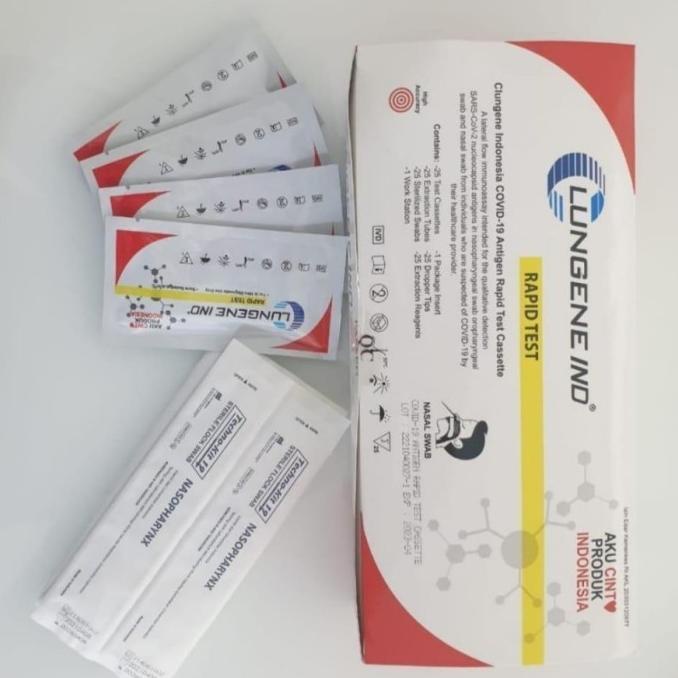 [25Pcs] Merah Putih Ori Lungene Clungene Alat Swab Tes Antigen Hermandiantoromart