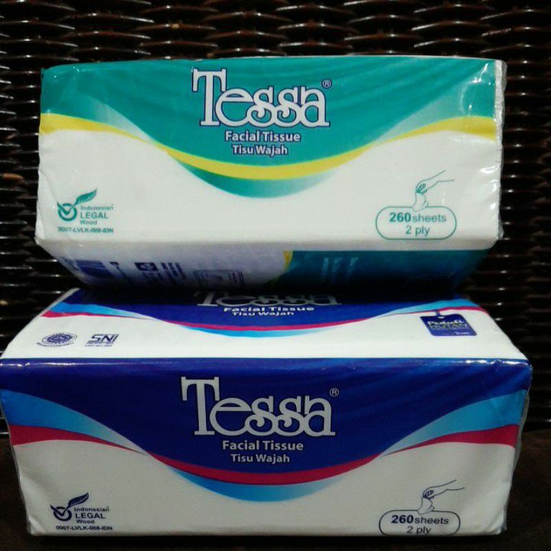 Tessa Facial Tissue 260 sheet 2 ply