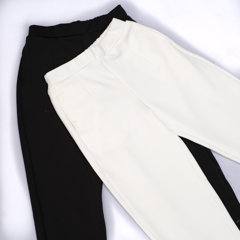 Ounadoutfit skinny pants scuba premium basic | celana wanita nyaman | comfortable skinny pants | scuba pants | celana basic wanita