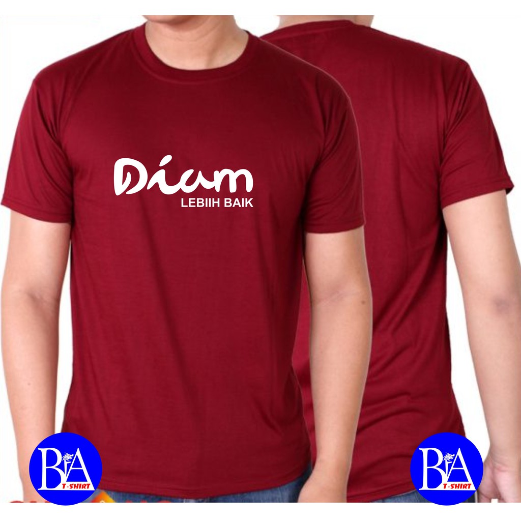 CODKAOS DIAM LEBIH BAIK kaos pria kaos distro kaos murah wanita pria