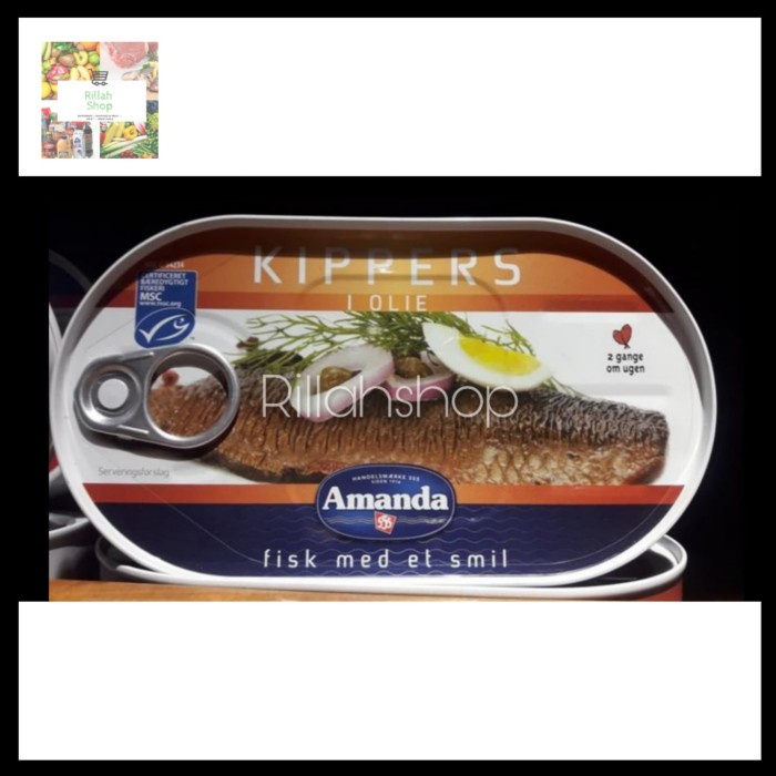 

Ikan Asap Amanda Kippers In Olie 190 Gram