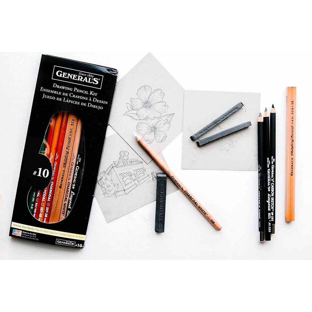 General's Pencil Drawing Pencil Kit Set #10