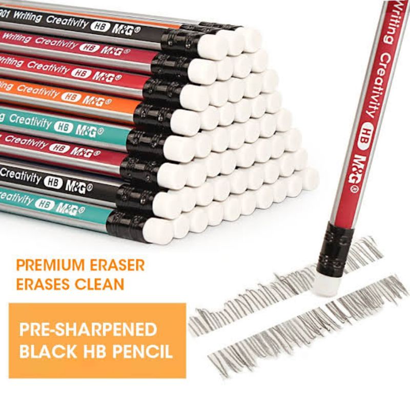 

Pencil 2B / M&G pencil triangle with eraser 2B / Pensil 2B