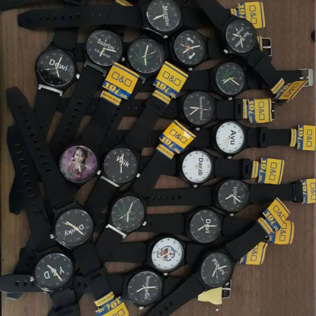 jam custom | karet Rubber