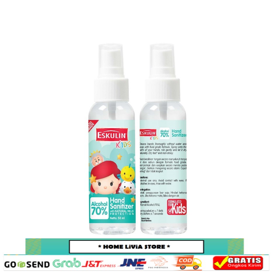 Eskulin Kids Tsum Tsum Spray Botol 50 mL