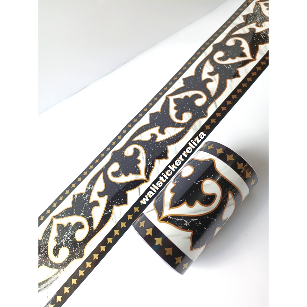 RELIZA WALL BORDER GLOSSY WBS 10 CM X 10 M  WALLBORDER LIST TEMBOK G11