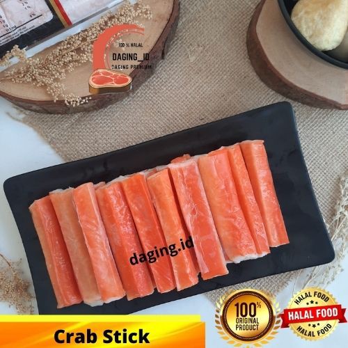 

CRAB STICK / CRAB STIK ( Paket Steamboat / Suki /Shabu-Shabu) 250 Gr GRATIS MASKER 1 PCS