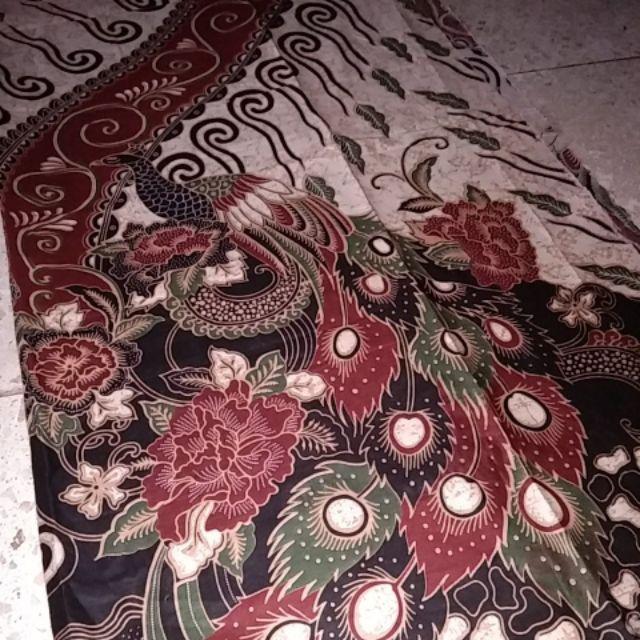 Batik Sogan Halus Pekalongan Mix Brokat Renda Ori