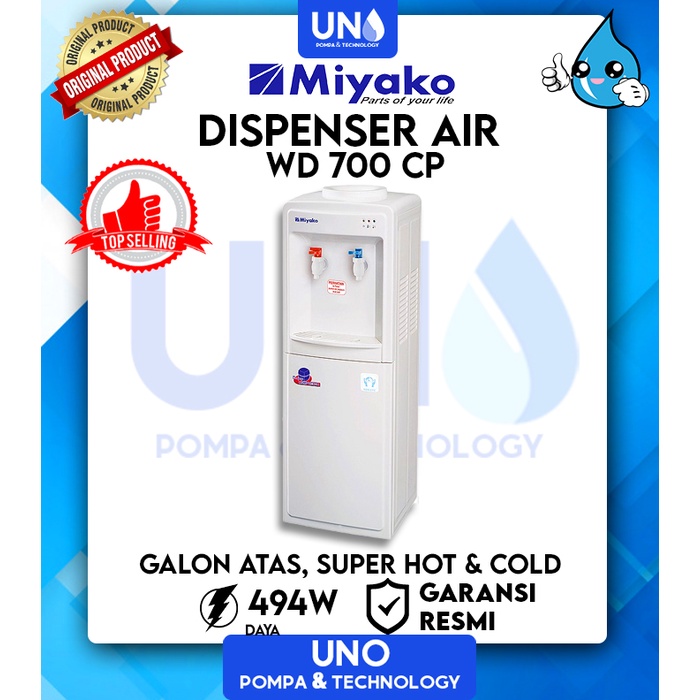 Water Dispenser / Dispenser Air Compressor Miyako WD-700 CP / WD 700 CP / WD700CP