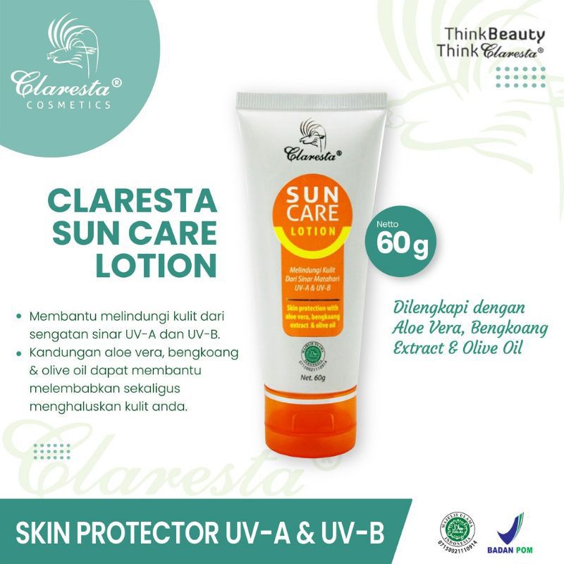 CLARESTA SUN CARE LOTION 60GR