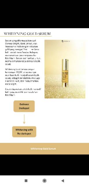 MS Glow Serum Whitening Gold - 1 item