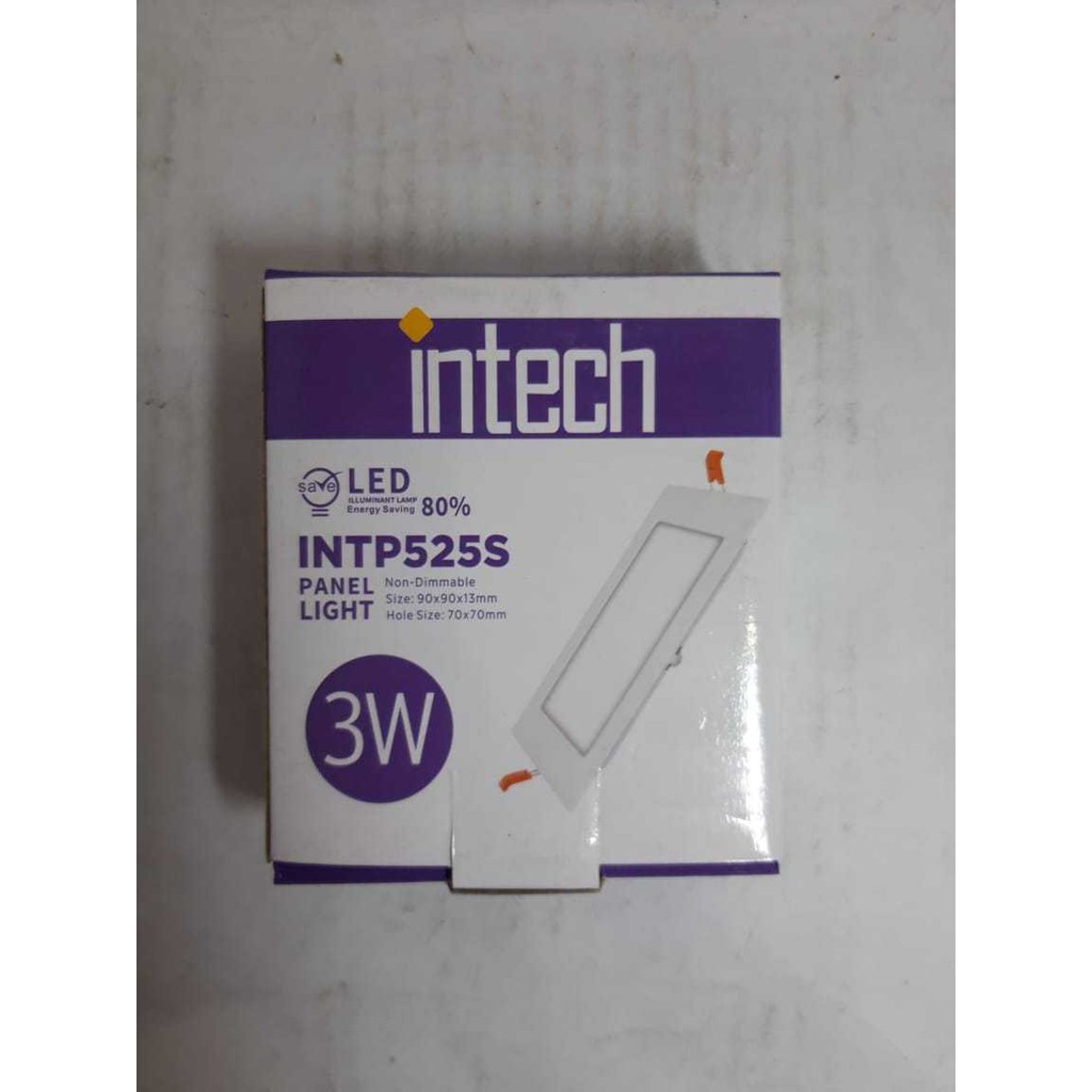 Intech 525S Downlight Panel IB Inbound Kotak - Putih