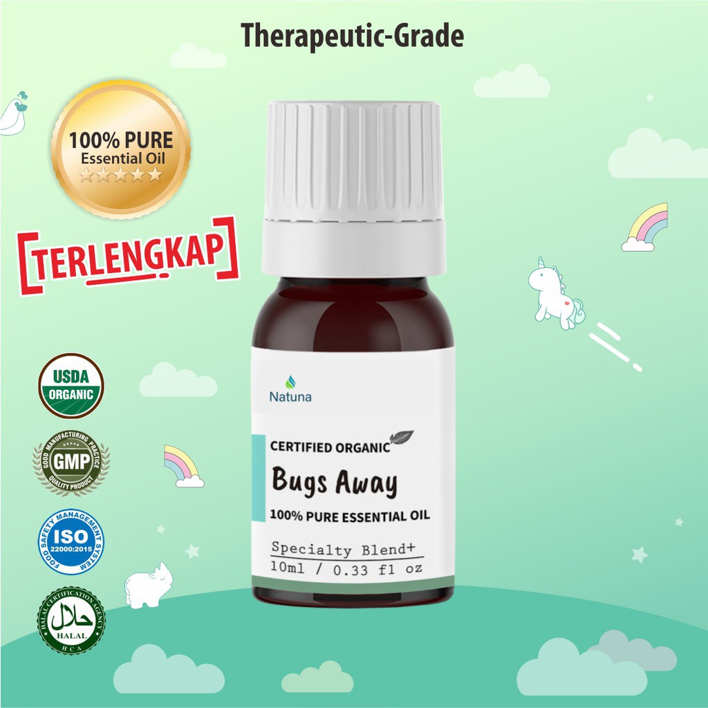 BETAH Ayem Bugs Away Natuna Essential Oil Minyak Essensial Atsiri Aroma Terapi EO Diffuser Difuser Humidifier