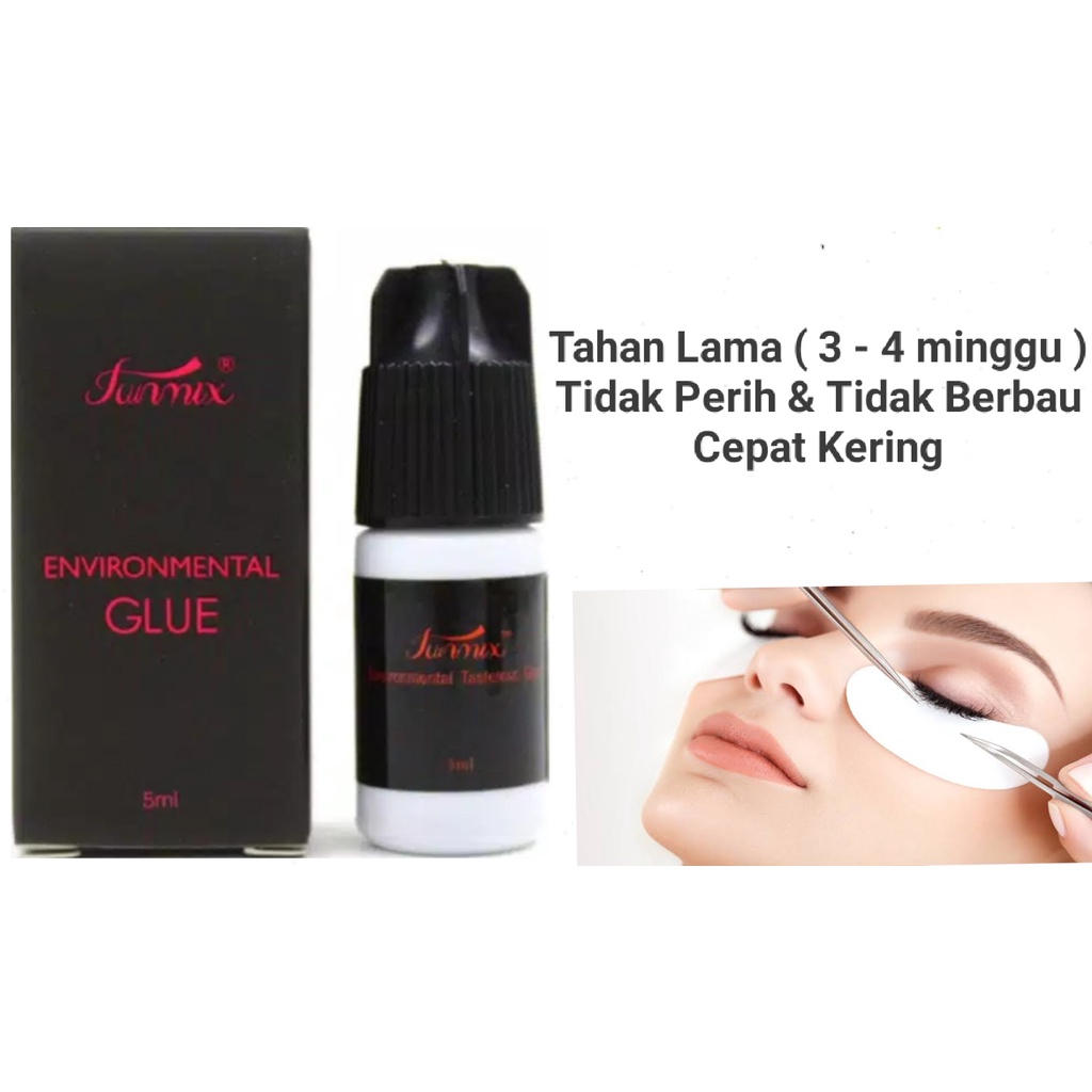 Lem Bulu Mata Tanam Funmix Enviromental Tahan Lama Tidak Perih / Eyelash Extention Glue / Lem Bulu M