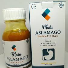 Madu aslamago plus gamat emas/obat asam lambung,magh,radang tggorokan