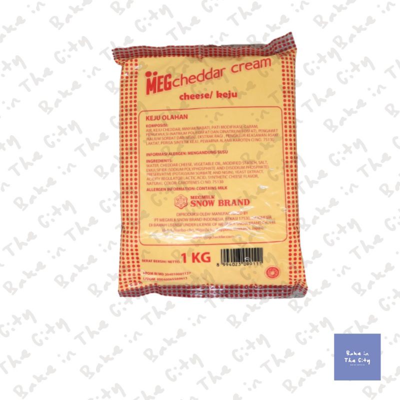 

Meg Cheddar Cream Cheese - 1kg