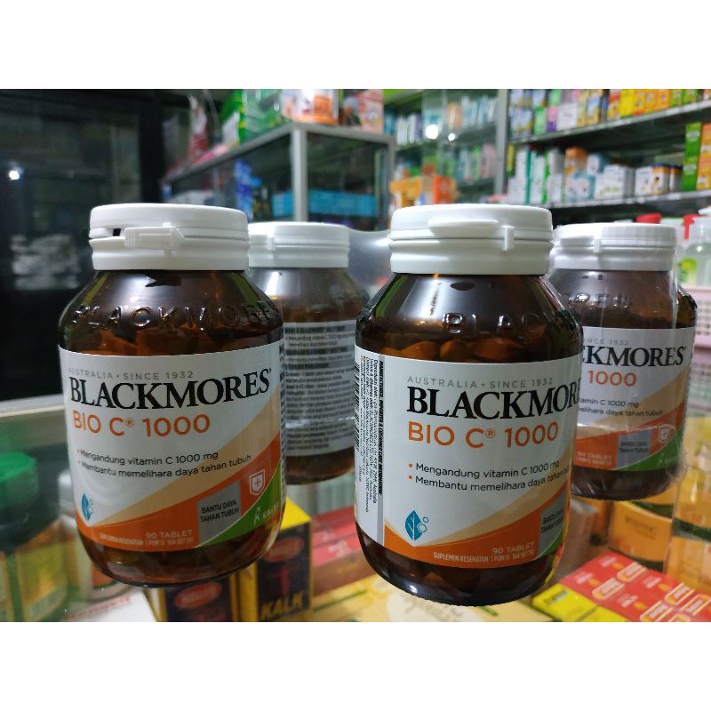 Vitamin Daya Tahan Tubuh Blackmores Bio C 1000mg Isi 90 Tablet Asli Bpom Kalbe Lawan Covid Corona Shopee Indonesia