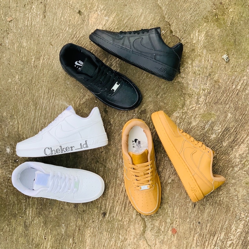 SEPATU SNEAKERS PUTIH PRIA &amp; WANITA FULL WHITE BLACK HITAM POLOS BROWN TAN COKLAT SEPATU WANITA SEPATU PRIA SEPATU SNEAKERS ANAK PEREMPUAN SNEAKERS ANAK LAKI LAKI SEPATU CASUAL