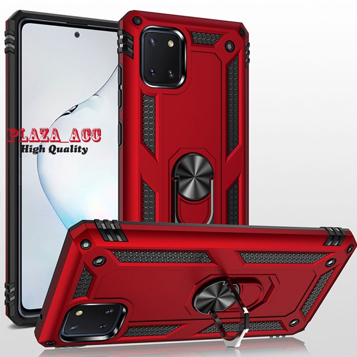 Case Samsung Note 10 Lite - Casing Samsung Note 10 Lite Case Armor Ring Cover