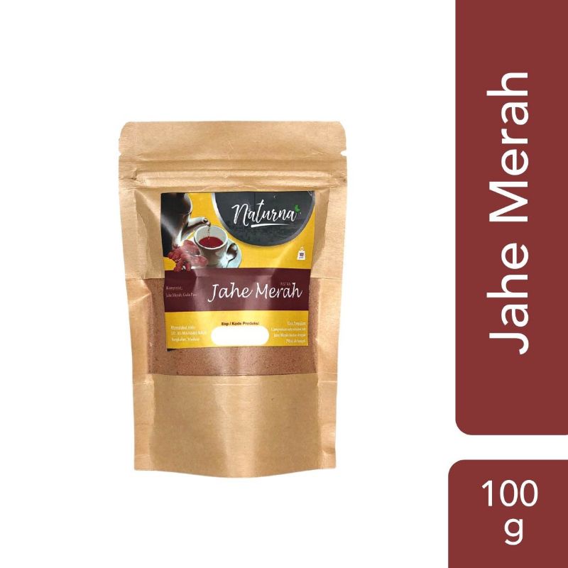 

Jamu Herbal Serbuk Naturna Jahe Merah 100gr