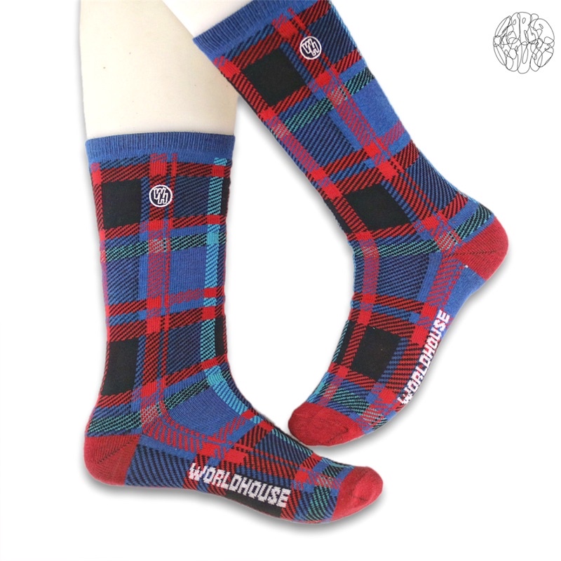 worldhouse kaos kaki socks - agua for dr martens