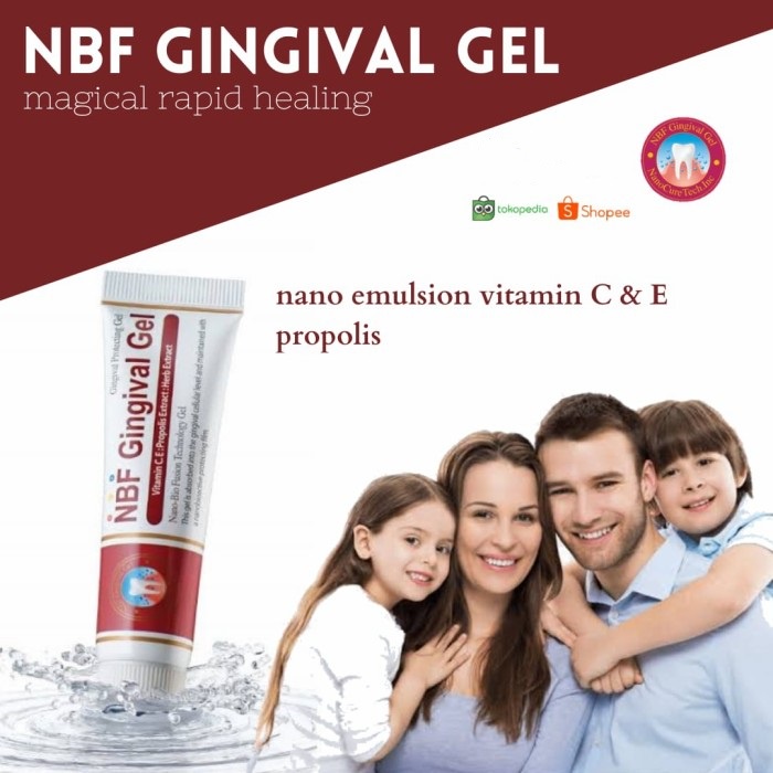 NBF GINGIVAL GEL 5 gr // GEL GUSI // GINGIVAL GEL // DENTAL GEL