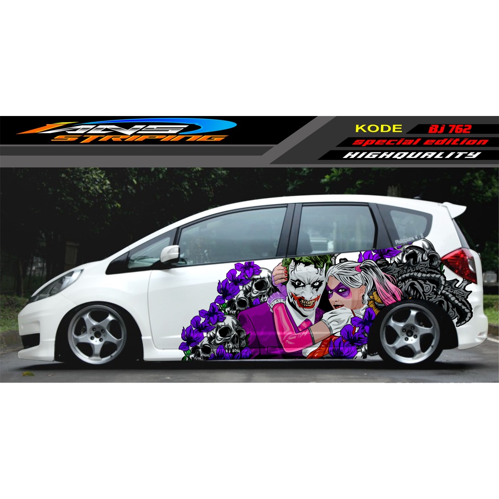 DECAL STIKER MOBIL HONDA BRIO AGYA JAZZ AVANZA YARIS / DECAL STICKER MOBIL JAZZ / STIKER MOBIL