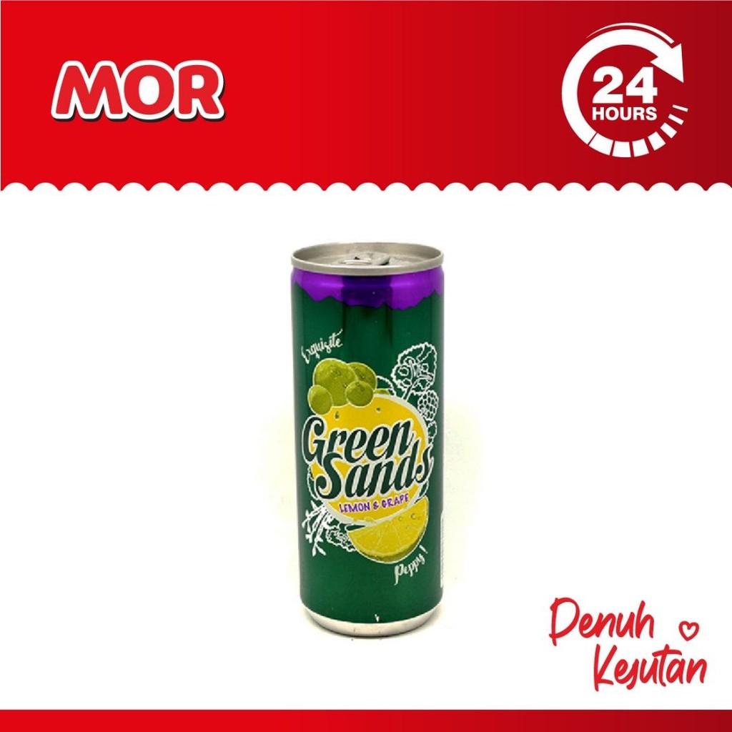 Jual GREEN SANDS Lemon & Grape Minuman Soda Lemon Anggur 250 ml ...