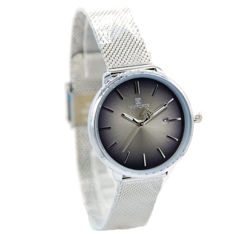 JAM TANGAN NAVIFORCE 3012 L1 ST LA WOMEN - STAINLESS STEEL - SILVER NAVIFORCE ORIGINAL 3012 JAM NAVI