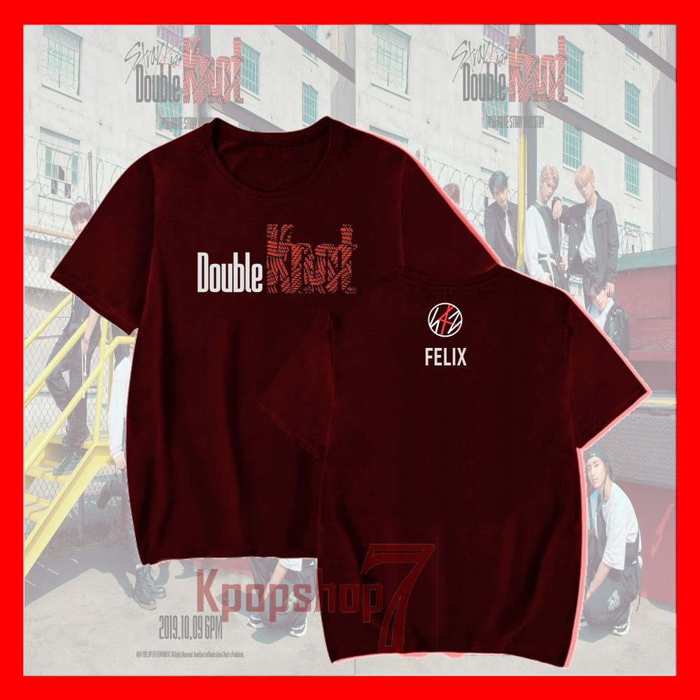 Baju straykids kaos straykids tshirt straykids double knot